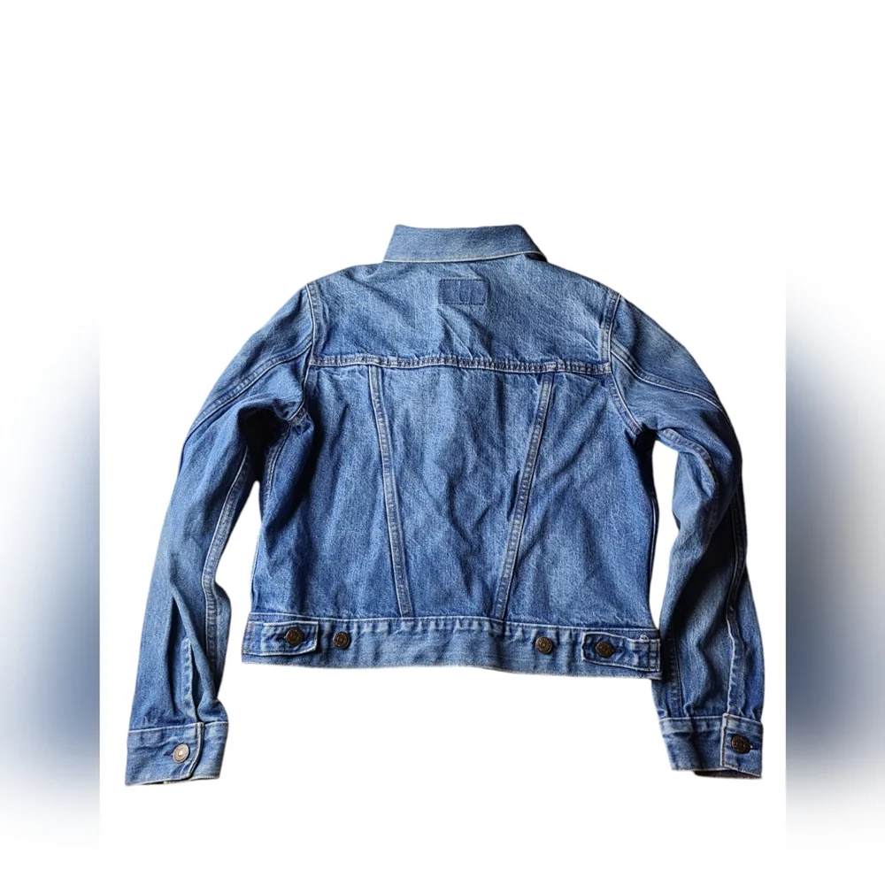 VINTAGE 1980'S | LEVI'S | DENIM JACKET | 2-POCKET | CHILDRENS | SIZE LARGE